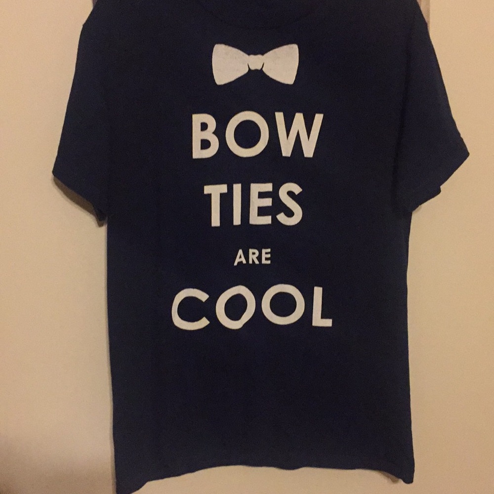 Bow ties are cool tee